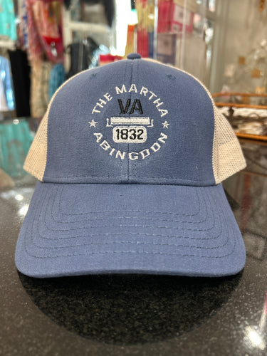 The Martha Ballcap -Blue Trucker Hat