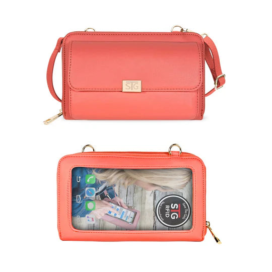 Touch Screen Purse -CAPTIVA ORANGE