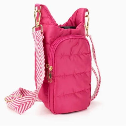 Tumbler Carrier Crossbody- Barbie Pink