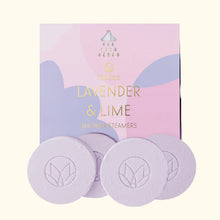 Load image into Gallery viewer, Lavender &amp; Lime Shower Steamers