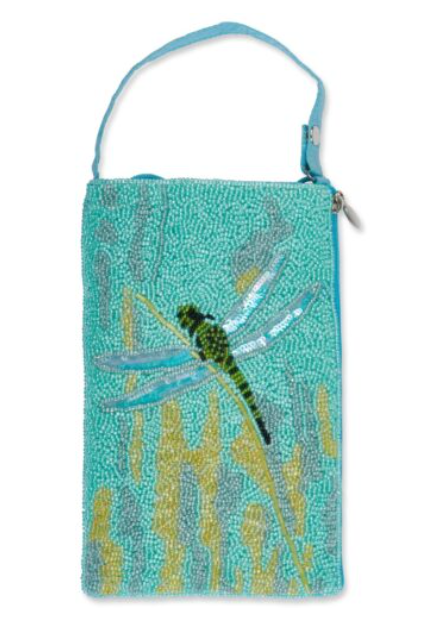 Club Bag - Colorful Dragonfly (Teal)