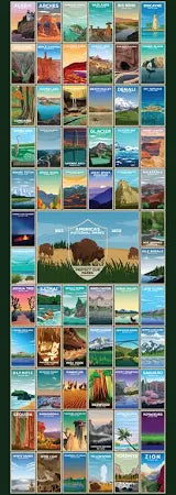 America National Parks Puzzle-PANO Box