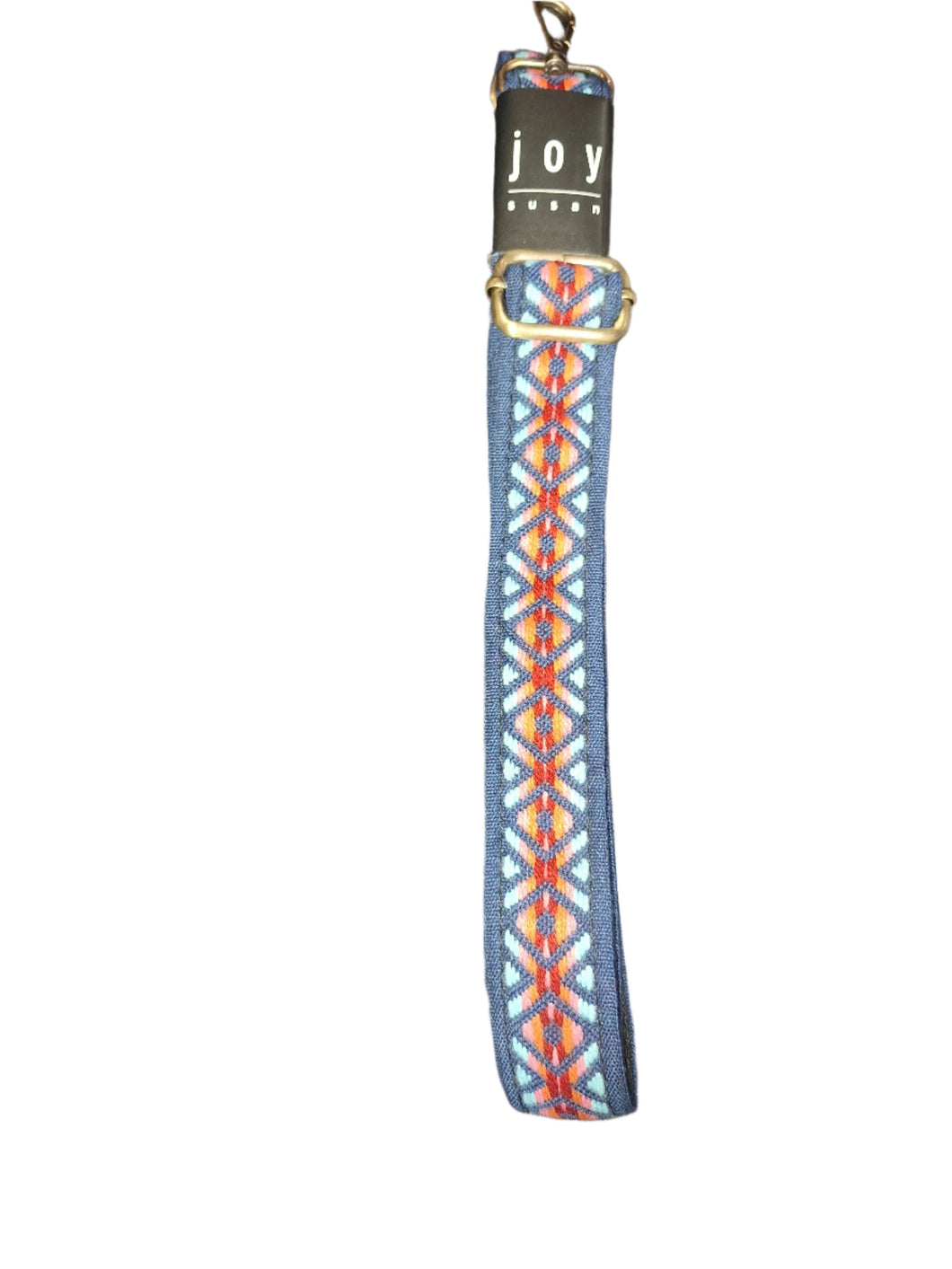 Susan Joy Purse Guitar Strap - Multi Blue 1.25