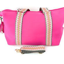 Load image into Gallery viewer, Hot Pink Large Duffle Bag