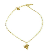 Load image into Gallery viewer, Gold Handcast Heart Necklace