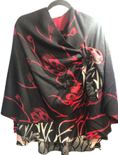 Load image into Gallery viewer, Cashmere Reversible &quot;Buckle&quot; Shawl code:39