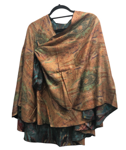 Cashmere Reversible "Buckle" Shawl Code:27