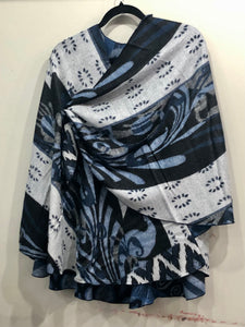 Cashmere Reversible "Buckle" Shawl Code 31
