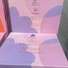 Load image into Gallery viewer, Lavender &amp; Lime Shower Steamers