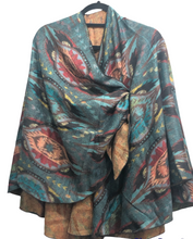 Load image into Gallery viewer, Cashmere Reversible &quot;Buckle&quot; Shawl Code:27